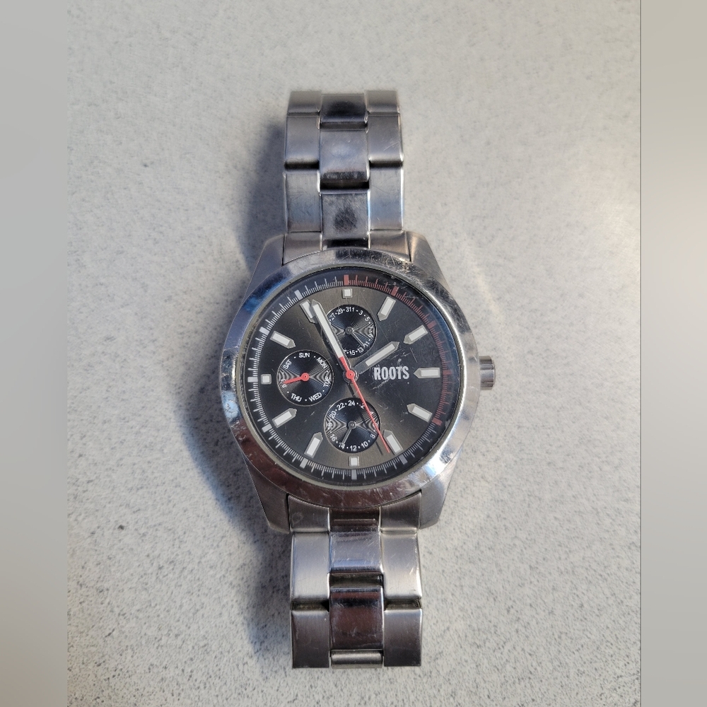 Men's ROOTS R710 Fight Plan watch , all stainless construction